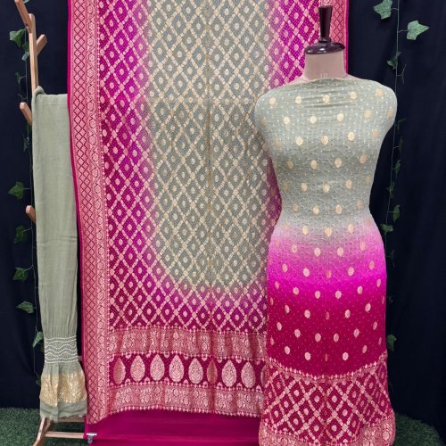 Ajrak Suit Fabric Ajrak Suit Fabric
