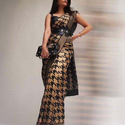 Woven Handloom Tissue Saree