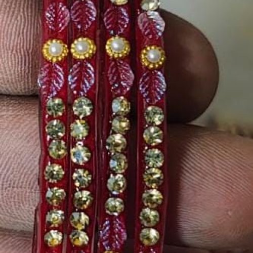 Beaded Zircon Bangles