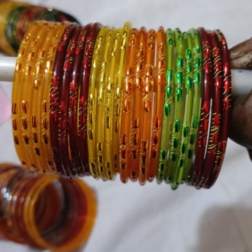 Fancy Stone Work Jari Bangles