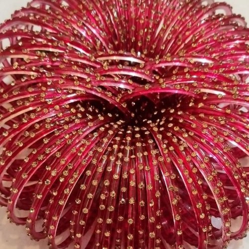 Maroon Zircon Bangles
