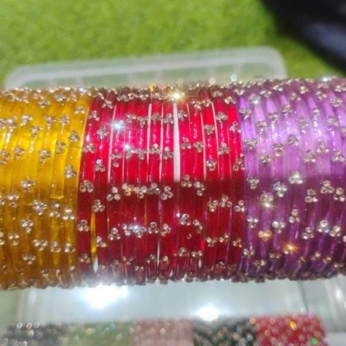 Shiny Zircon Bangles