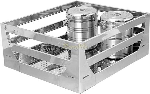 Modular Kitchen Trolley Basket Jar Holder