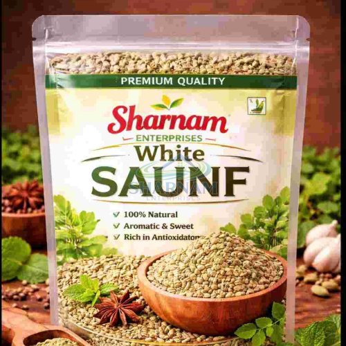 White Sugar Coated Fennel Seeds