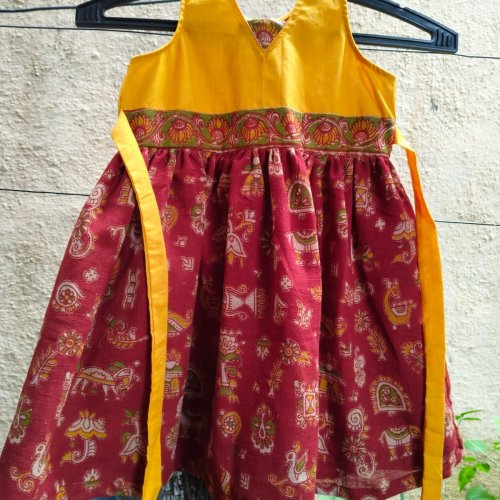 Kids Girl Printed Frock