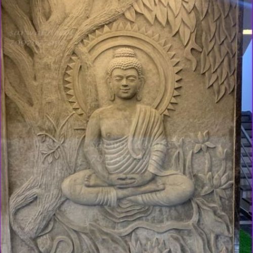3d Lord Buddha Relief Mural