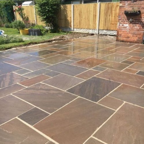 Autumn Brown Sandstone Slab
