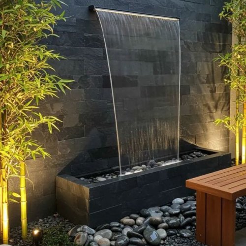 Natural Stone Wall Fountain