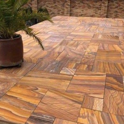 Polished Rainbow Sandstone Tiles
