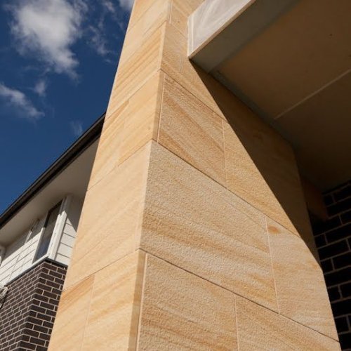 Teakwood Sandstone Wall Cladding