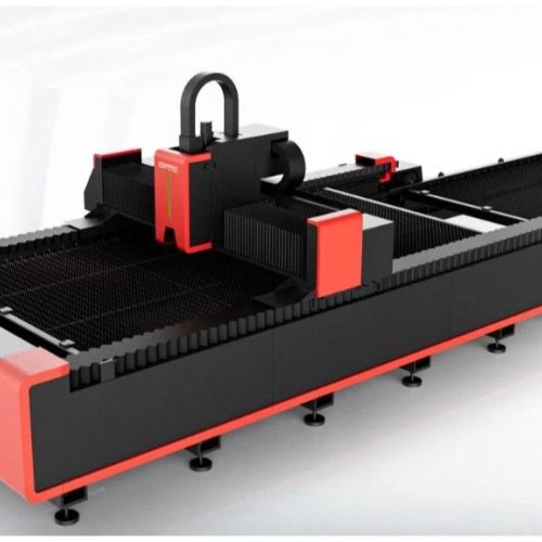 6KW Exchange Table CNC Fiber Laser Cutting Machine