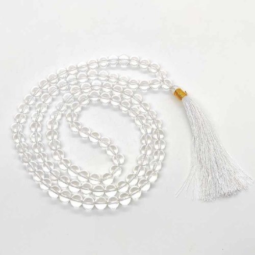 Clear Quartz Mala Clear Quartz Mala