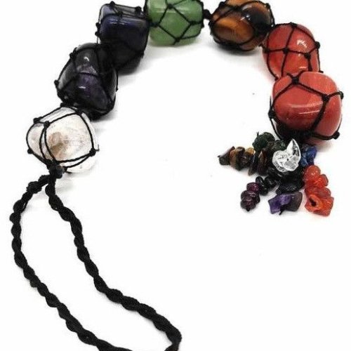 Hanging 7 Chakra Tumble Stone