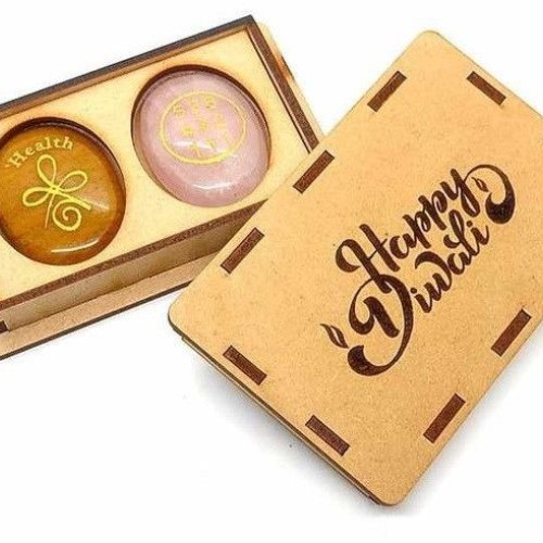 Health Coin Rose Quartz Zibu Engraved Coin