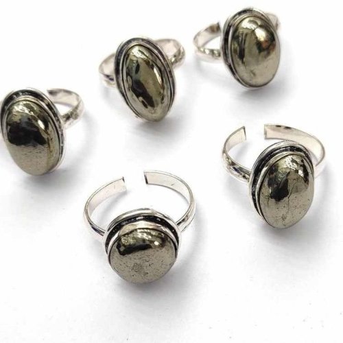 Pyrite Natural Polished Ring