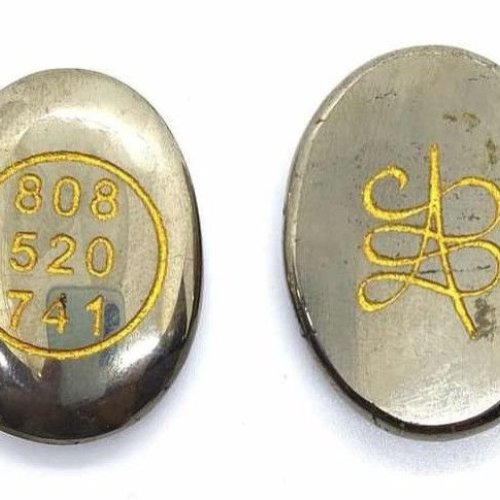 Pyrite Natural Zibu Coin