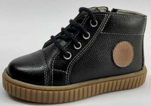 Black Leather Toddler Shoes