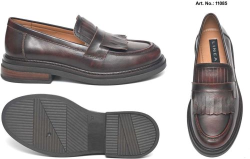 Dark Brown Leather Loafer