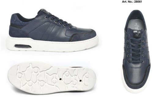 Men Blue Lace Up Casual Sneaker