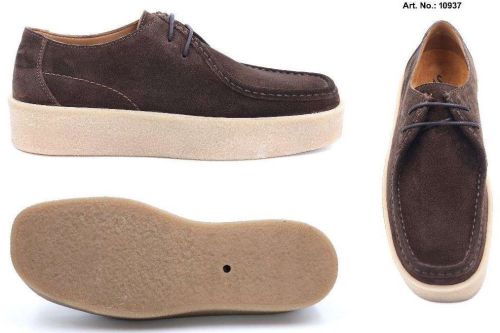 Men Dark Brown Suede Sneaker Shoes