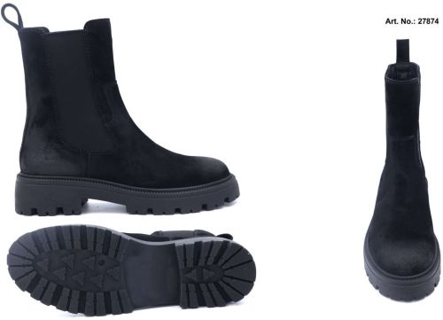 Women Black Platform Chelsea Boot