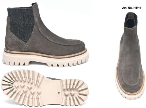 Women Grey Suede Ankle Boot