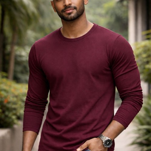 Mens Round Neck Shirt