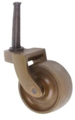 Antique Finish Brass Castor Wheel
