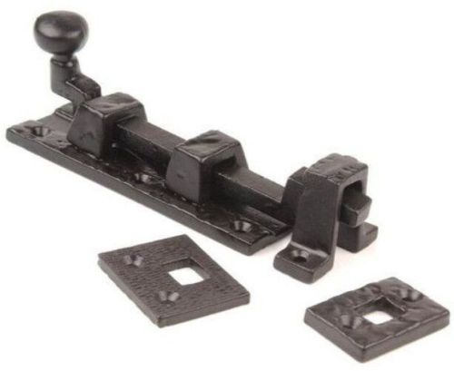 Black Finish Cast Iron Tower Bolt