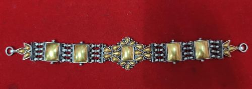 925 Sterling Silver Gold Plated Bracelet