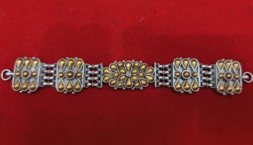 Ladies Silver and Gold Plated Bracelet
