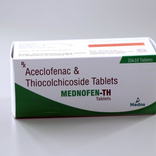 Aceclofenac &AMP; Thiocolchicoside Tablets