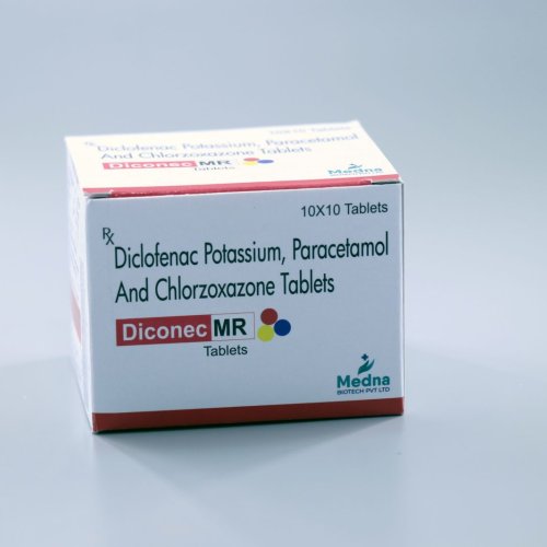 Diclofenac Potassium, Paracetamol & Chlorzoxazone Tablet Diclofenac Potassium, Paracetamol & Chlorzoxazone Tablet