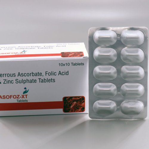 Ferrous Ascorbate, Folic Acid &AMP; Zinc Sulphate Monohydrate Tablets
