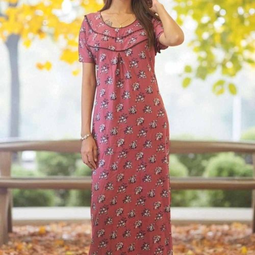 Alpine Digital Floral Print Women Gown