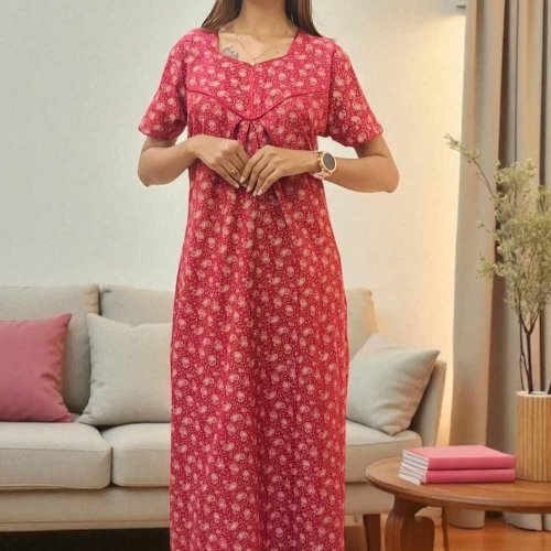 Alpine Rayon Printed Floor Length Gown