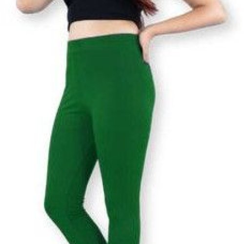Light Green Cotton Ankle Legging Light Green Cotton Ankle Legging