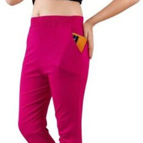 Margenta Slub Lycra Cigarettes Pant