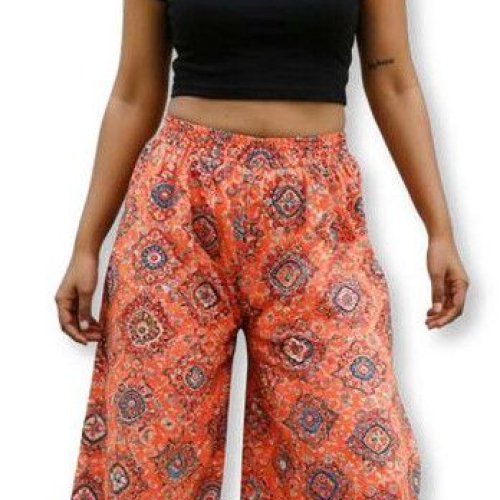 Printed Heavy Rayon Palazzo