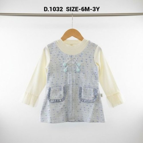 Pure Cotton Kids Girl Fancy Frock