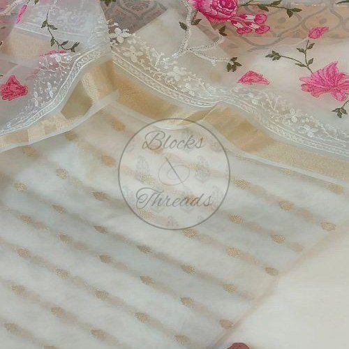 Banarasi Organza Suit Material