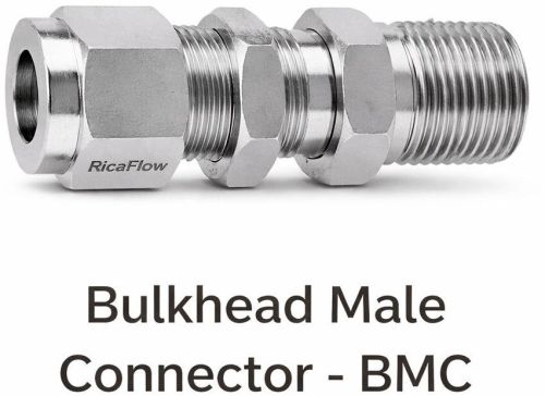 SS 304 Bulkhead Male Connector (Bmc) – Compression Tube Fitting