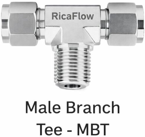 Stainless Steel 304 Male Branch Tee Mbt – Double Ferrule Fitting