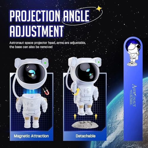 LED Astronaut Galaxy Light Projector