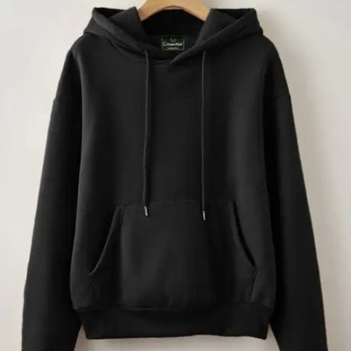 Mens Black Hoodie