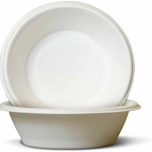 16 OZ Round Sugarcane Bagasse Biodegradable Disposable Bowl