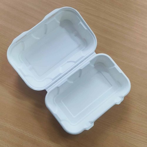 6x9 Inch Sugarcane Bagasse Biodegradable Disposable Clamshell Box