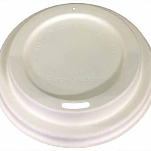 7 Inch Round Sugarcane Bagasse Biodegradable Disposable Lid