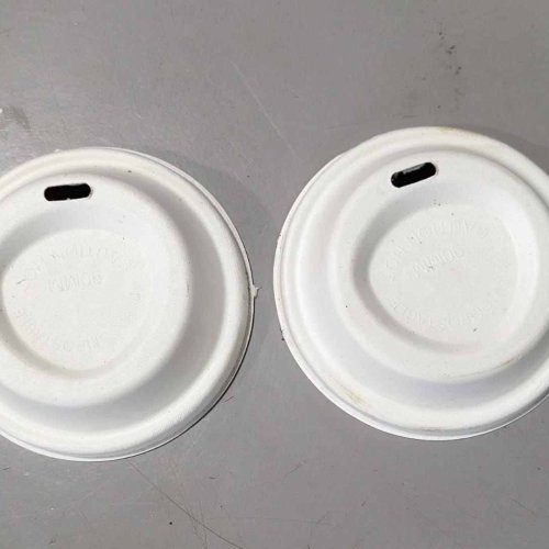 75ml Sugarcane Bagasse Biodegradable Disposable Sipper Lid