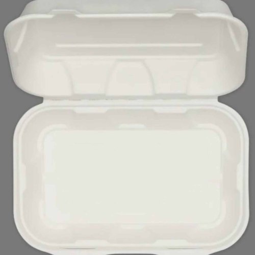 9x12 Inch Sugarcane Bagasse Biodegradable Disposable Clamshell Box